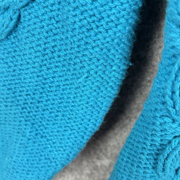 Vintage Michael Simon Womens Sweater One Size Cable‎ Knit Handmade Mock Neck 90s - Picture 5 of 9